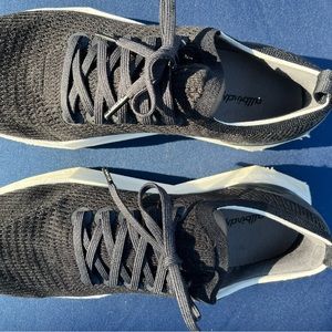 Allbirds Women’s Tree Flyer Shoes in Black with White sole